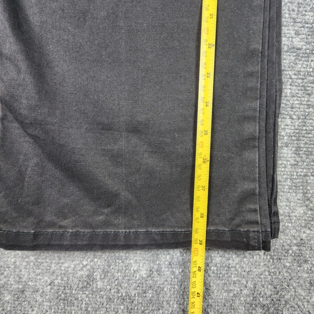 Eddie Bauer Black Stretch Twill Straight Leg Pants Womens Petite 10 Casual Work - Picture 8 of 8
